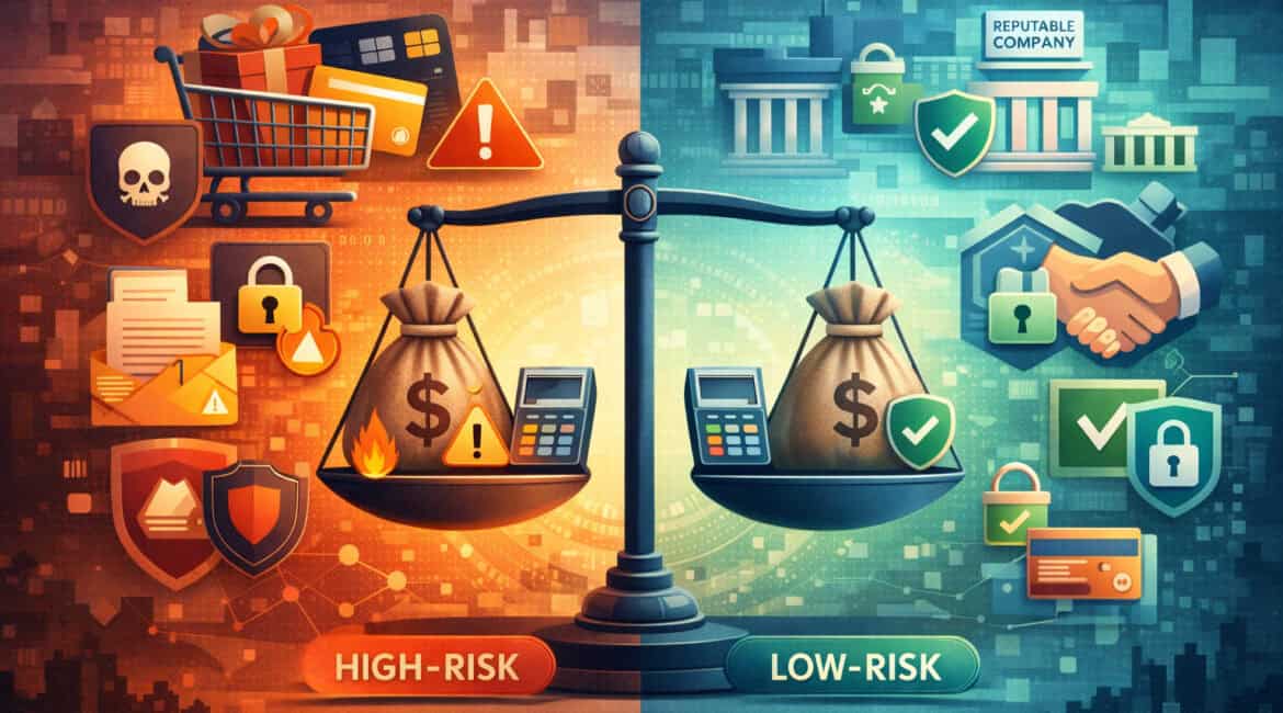 High-Risk vs Low-Risk Merchant Accounts Explained