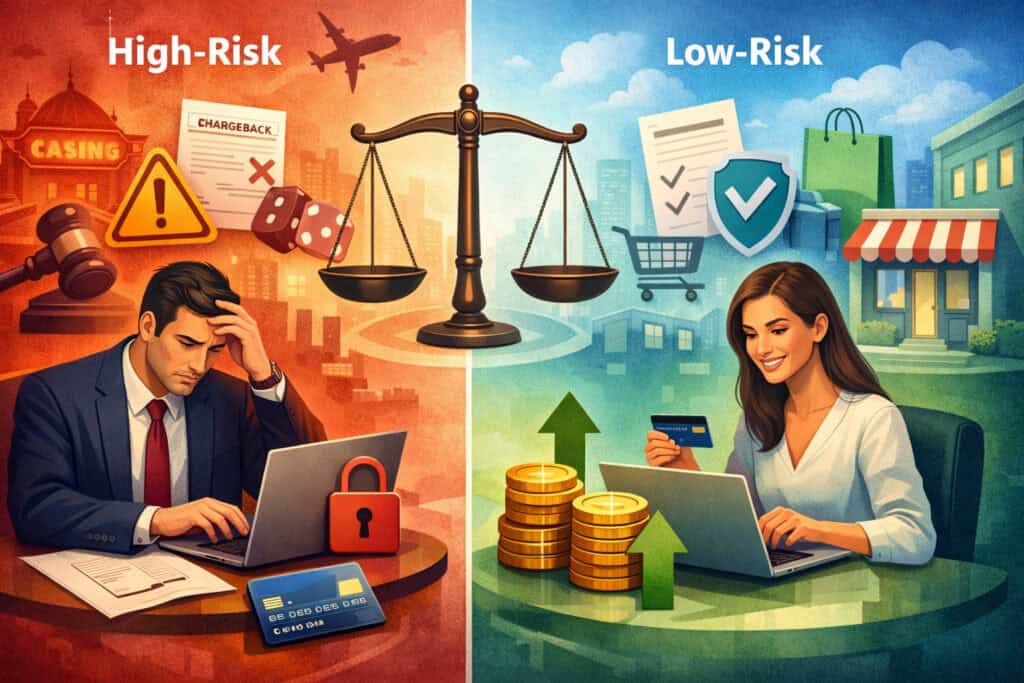 High-Risk vs Low-Risk Merchant Accounts: The Core Differences
