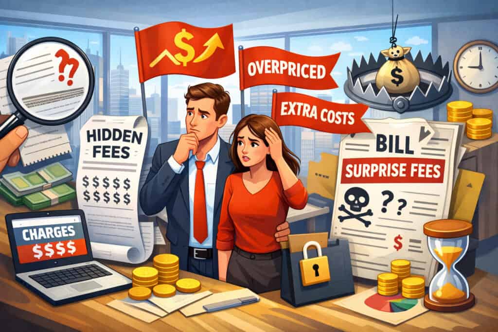 Red flags that suggest your fee structure is overpriced or hiding costs