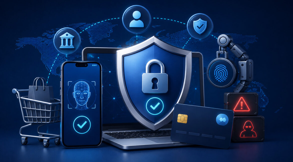 3D Secure 2.0 online payment security illustration