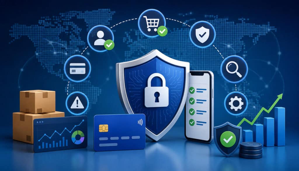 Chargeback prevention and payment security illustration