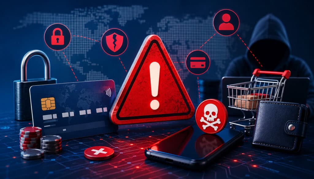 Ecommerce billing errors and payment risks illustration