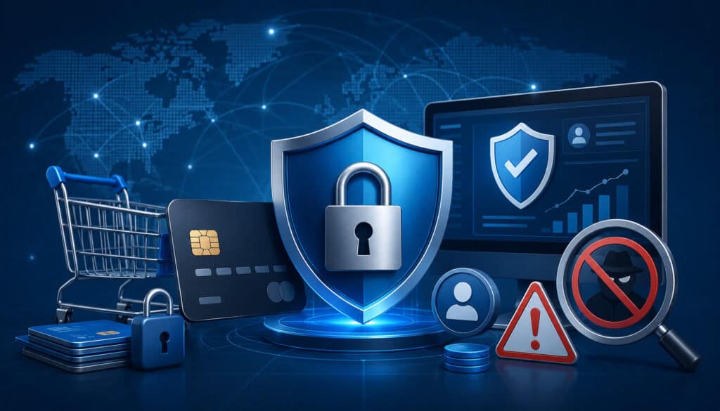 PCI compliance and fraud prevention illustration