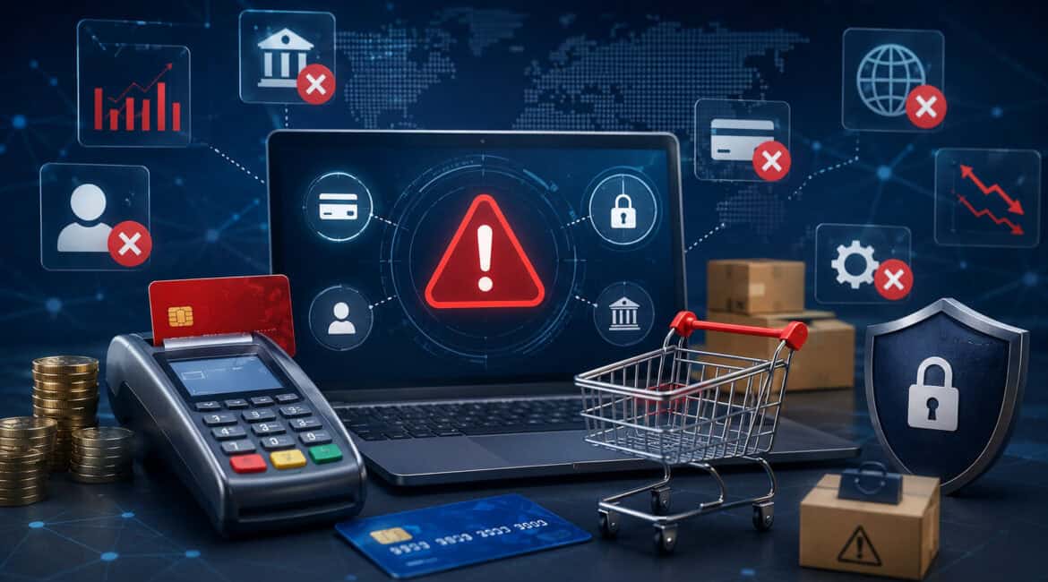 High-risk merchant payment processing challenges illustration