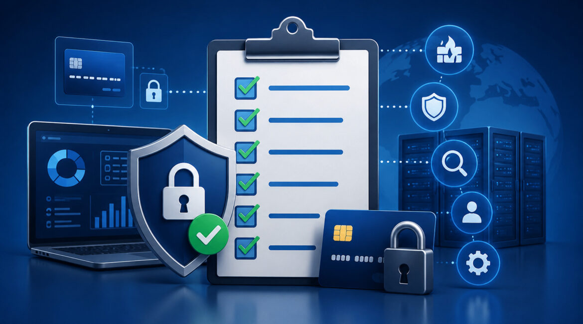 PCI compliance checklist with secure payment protection for high-risk merchants